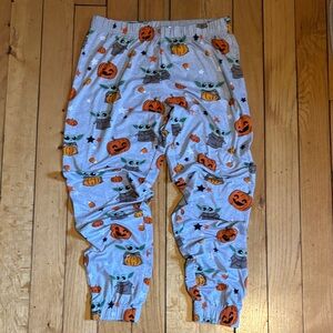Halloween Themed Yoda Pajama Pants